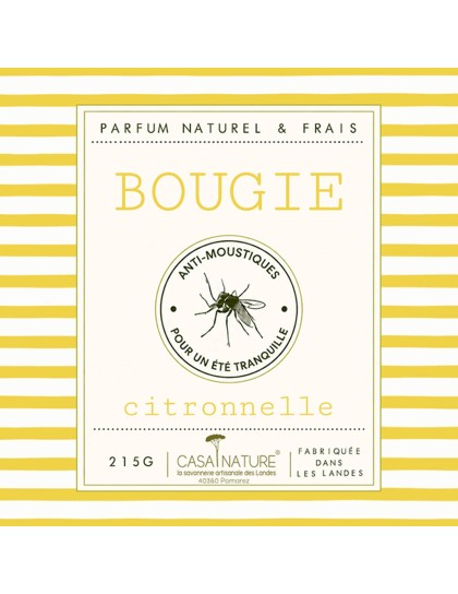 bougie à la citronnelle