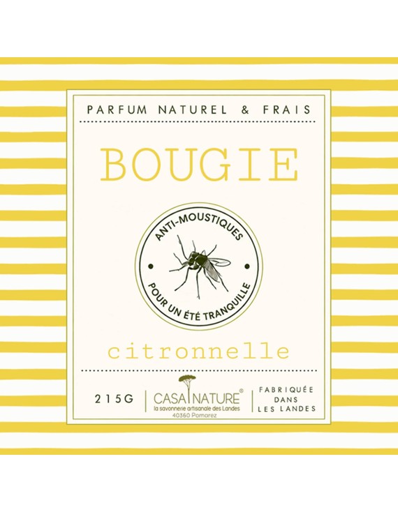 bougie à la citronnelle