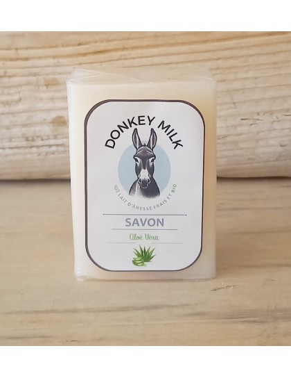 savon au lait d'ânesse frais et bio - parfum amande et lait